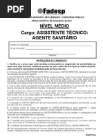 Assistente Tecnico - Agente Sanitario