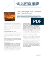 Loss Control Insider: Don't Let Range Fires Consume Your Farm or Ranch