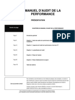 Manuel D'audit de La Performance PDF