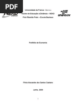 Portifolio de Economia Unifran
