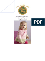 Free Knitting Pattern Lion Brand Baby's First Fairy Tale Cardi