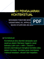 Langkah Pengajaran Kontekstual