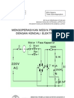 Mengoperasikan Mesin Produksi Dengan Kendali Elektronik