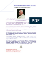 Masones - Oración Masónica Del QH Angelo Roncalli (Papa Juan XXIII)