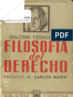 Hegel, Guillermo Federico - Filosofía del Derecho