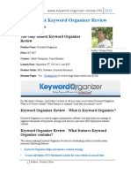 The Best Keyword Organizer Review