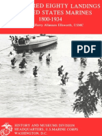 One Hundred Eighty Landings of United States Marines 1800-1934