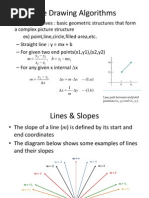 Line Drawing Algo