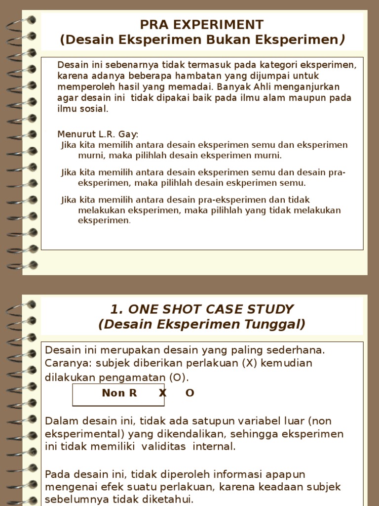 Macammacam Desain Eksperimen Asikbelajar Com