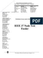 IEEE 37 Node Test Feeder: Distribution System Analysis Subcommittee