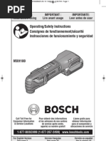 Bosch Multi-X Oscillating Tool
