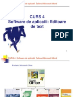 Curs 4 Software de Aplicatiii
