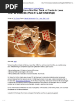 Download How to Memorize a Shuffled Deck of Cards in Less Than 60 Seconds Plus 10000 Challenge by Lorenzo Marvello SN164611572 doc pdf