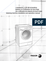 Fagor Washing Machines User Manual