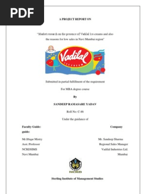 MARKETING REPORT
