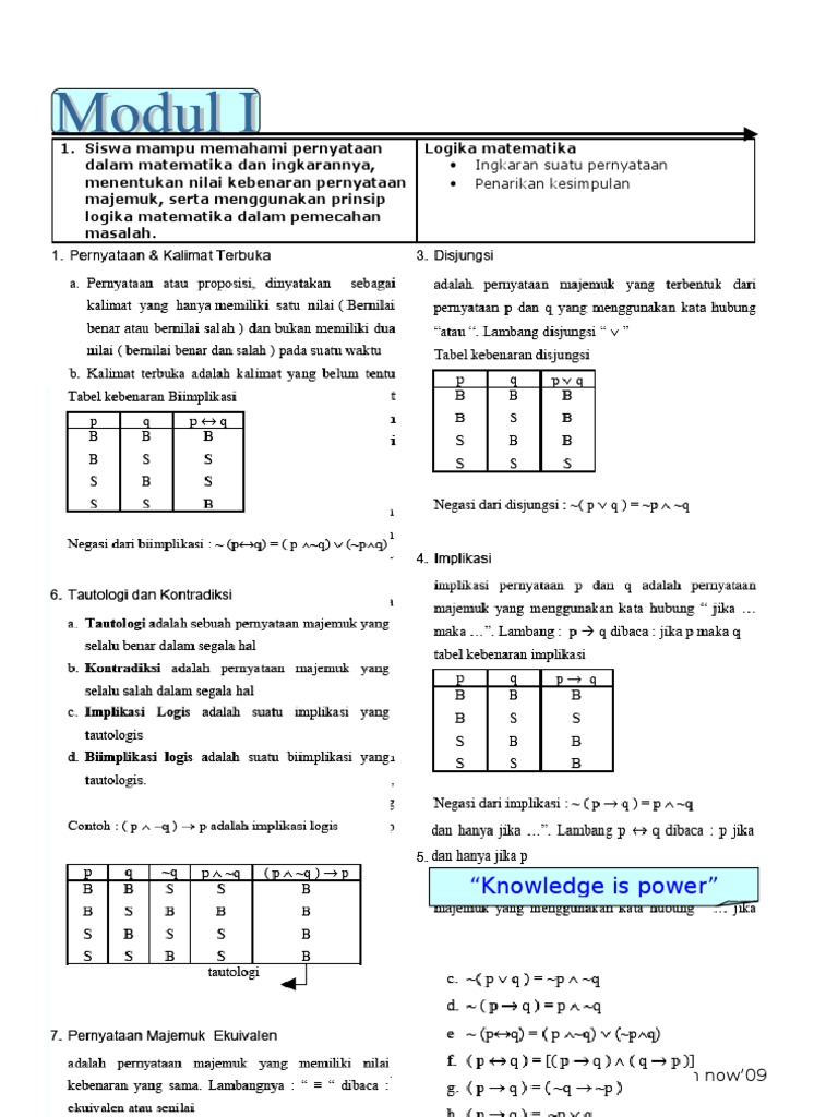 Latihan Logika Matematika | PDF