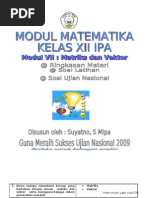 Download Modul 7 Matriks Dan Vector Xii Ipa by suyatno ganteng SN16462851 doc pdf