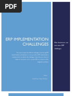 ERP IMPLEMENTATION CHALLENGES