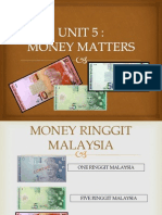 UNIT 5 Money Matters