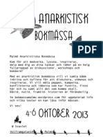 Malmö Anarchist Bookfair Swedish Flyer