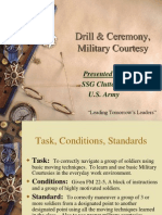 Drill & Ceremonies, Military Courtesy