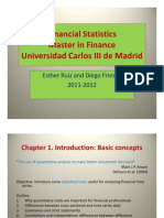 Chapter 1 Financial Statistics