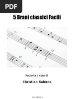 5 Brani Brani Facili Per Pianoforte