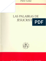 015 Grelot, Pierre - Las Palabras de Jesucristo