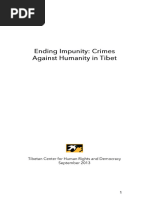Download Ending Impunity Crimes Against Humanity Tibet by Tibetan Centre for Human Rights and Democracy SN164663089 doc pdf