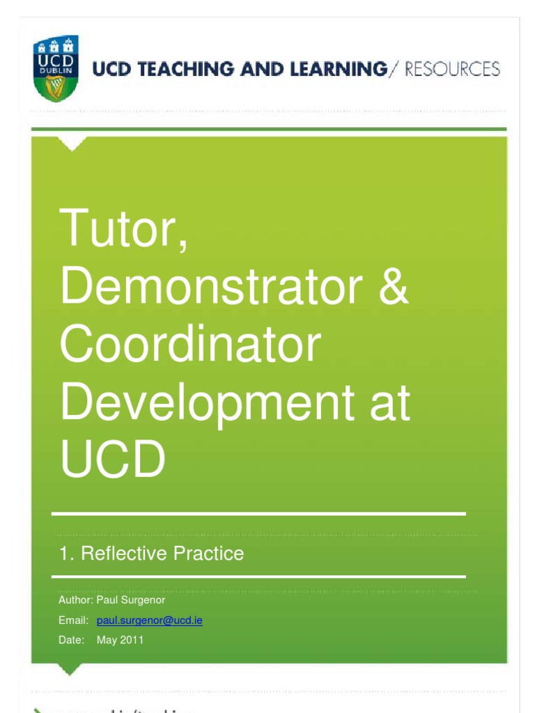 Reflective Teaching Practices Explained | PDF | Reflective Practice ...