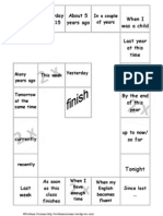 Tense Revision Board Game