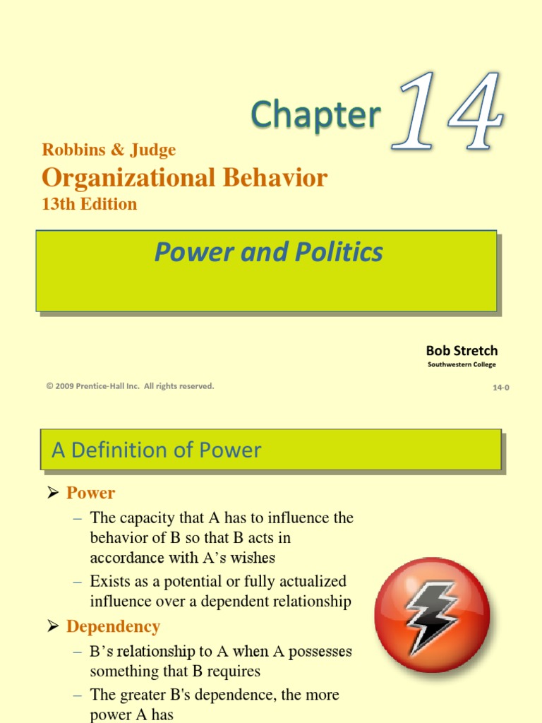 Power and Politics OB | PDF | Power (Social And Political) | Leadership