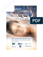 2013 Current Concepts in Sleep Aunali Khaku Faculty Brochure