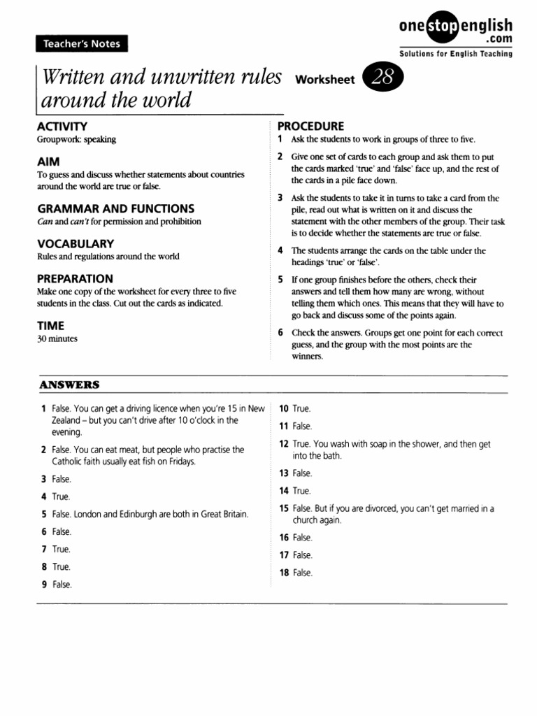 Written and Unwritten ... Notes | PDF