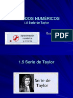 1.5 Serie de Taylor