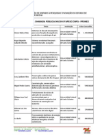 Resultado Da Chamada Pública 004 - 2010