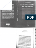 Detienne, Marcel Los maestro...arcaica. Sexto Piso. México, 2004