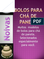 Bolo Cha de Panela