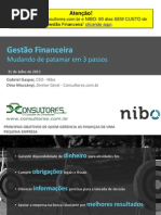 3 Passos de Gestao Financeira CONSULTORES