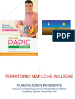 Propuesta Parlamentaria Candidato A Diputado Vicente Papic Arce PLANIFICACION MAPUCHE WILLICHE