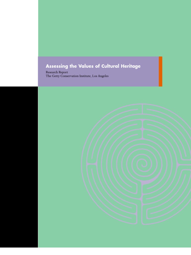 Assessing The Value of Cultural Heritage | PDF | Cultural Heritage ...