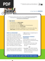 Download Concussion Fact Sheet by Mike Job SN164730053 doc pdf