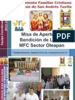 Misa de Apertura MFC Oteapan CBF 2013-2014