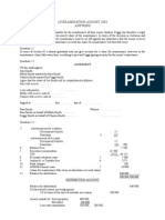 LP Examination August 2003 Answers