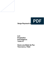 DE LA FERRIÈRE, Serge Raynaud - V.1.Propósitos Psicológicos N°04.Hacia Una Edad de Paz. Teocracia Y Tibet