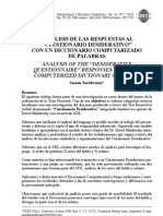 Analisis de Las Respuestas Del Cuestionario Desiderativo