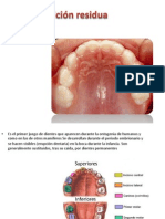 Dentición Residua