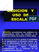 Medición y Uso de Escalas