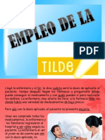 Empleo de La Tilde