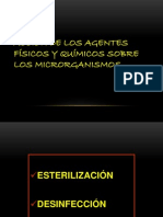 ACCIÓN DE LOS AGENTES FÍSICOS Y QUÍMICOS SOBRE